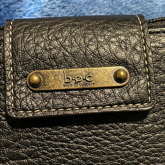 b.o.c. Black Leather Wristlet with Gold Accents - Picture 4 of 4